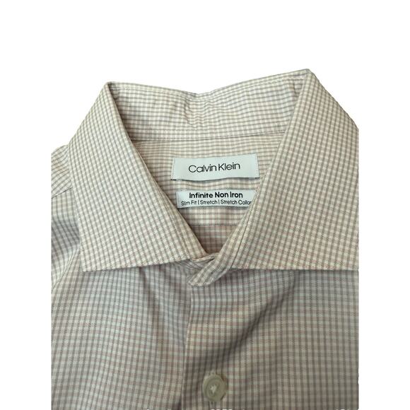 8 Calvin Klein Regular-Fit Non-Iron Dress Men's Shirt 32/33 Size /1 Slim Fit LOT - Picture 11 of 16